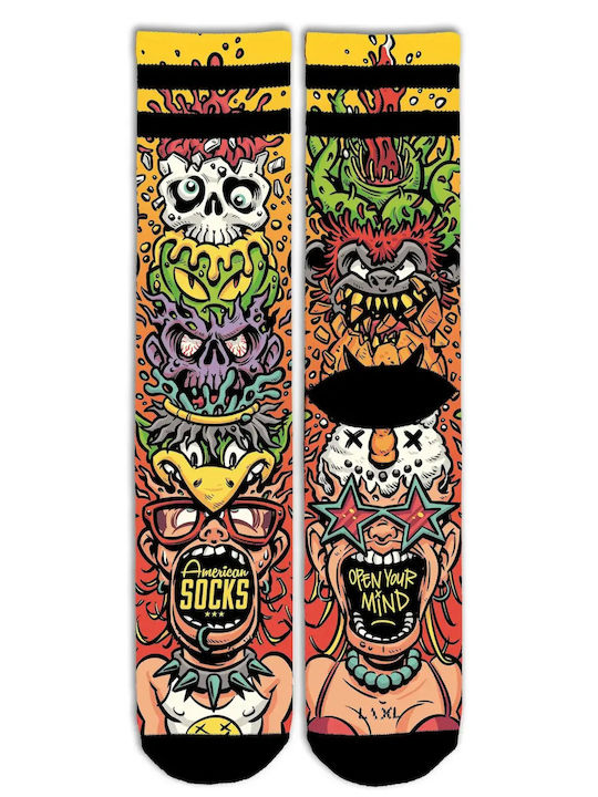 American Socks Ανδρικές Κάλτσες Multicolored