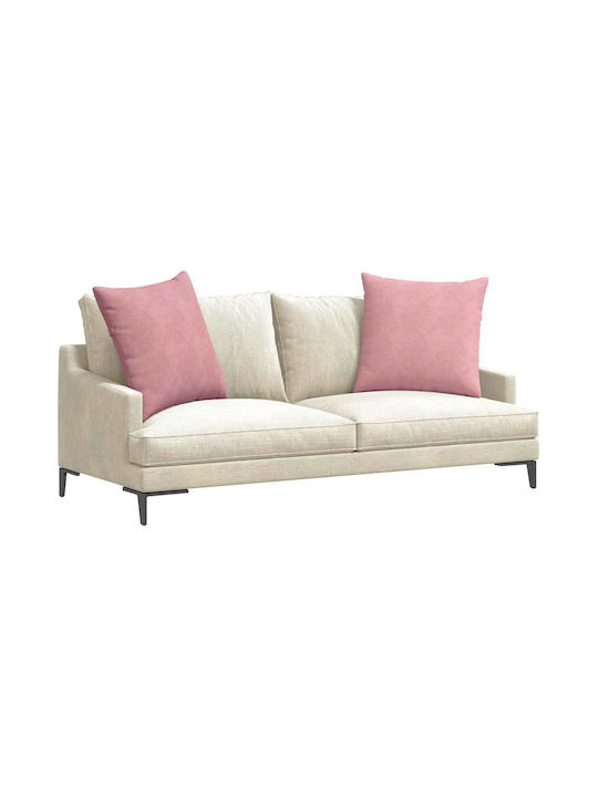 vidaXL Sofa-Kissen aus Samt Rosa 80x80cm