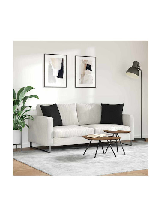 vidaXL Perna De Canapea Neagră 45x45cm