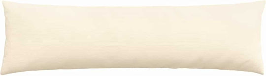 vidaXL Sofa-Kissen aus Samt Crem 40x145cm