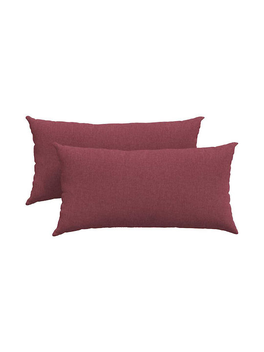 vidaXL Sofa-Kissen Rote 40x80cm