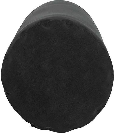 vidaXL Възглавница за диван от кадифе черен 70x25см