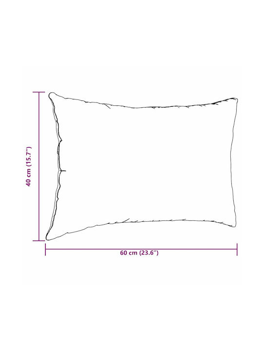 vidaXL Sofa Cushion Light Green 40x60cm