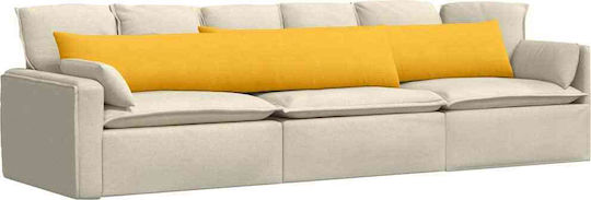 vidaXL Perna De Canapea Din Catifea Moale Galben 40x200cm