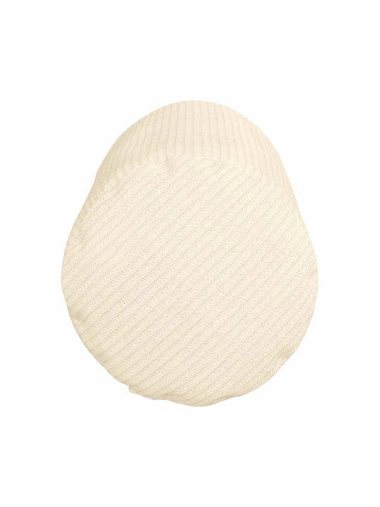 vidaXL Sofa-Kissen aus Samt Cream 2Stück 40x15cm.