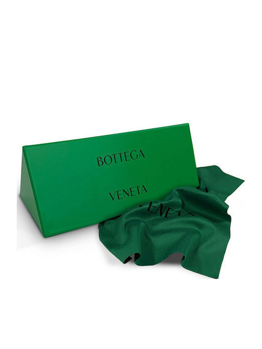 Bottega Veneta Damen Sonnenbrille mit Braun Schildkröte Gestell und Braun Linse BV1436S 002
