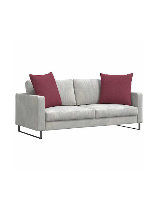 vidaXL Zierkissen Sofa-Rot 80x80cm