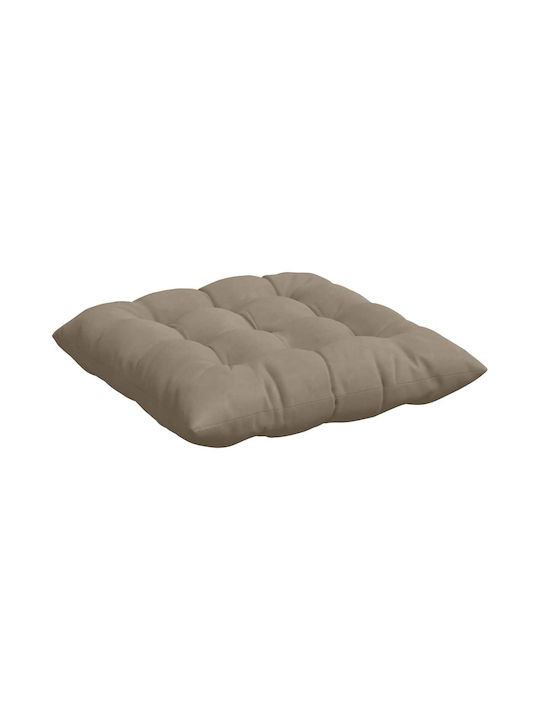 vidaXL Garden Chair Cushions Brown 4 Pieces 40x40cm