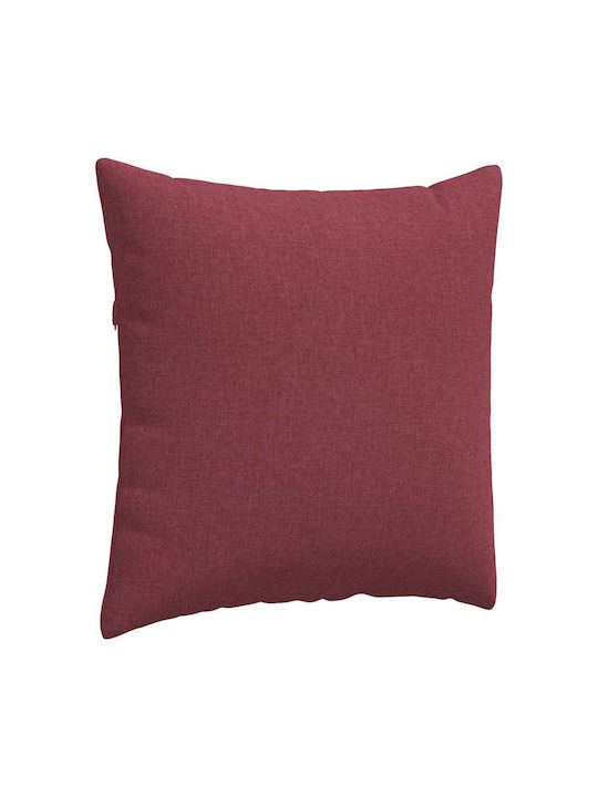 vidaXL Zierkissen Sofa-Rot 80x80cm
