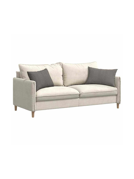 vidaXL Velvet Sofa Cushion Light Gray 40x60cm