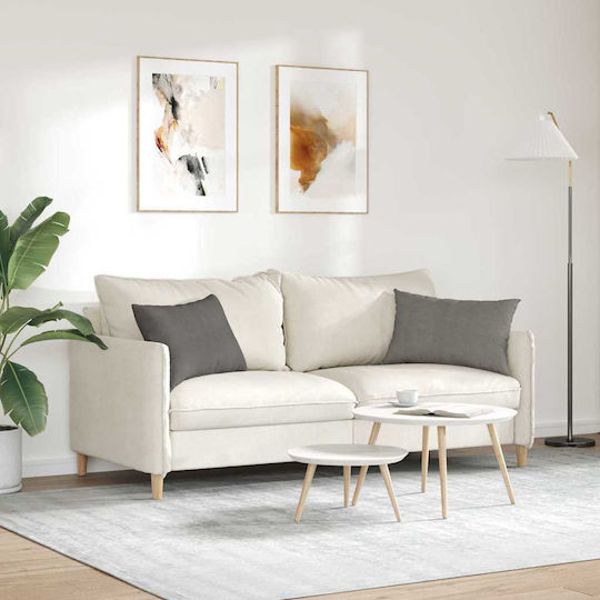 vidaXL Zierkissen Hellgrau 2Stück 40x60cm