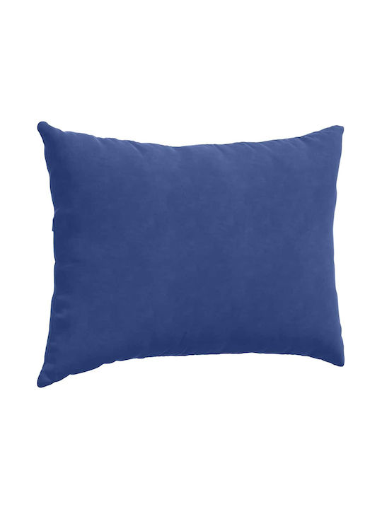 vidaXL Sofa-Kissen aus Samt Blau Polizei 50x70cm