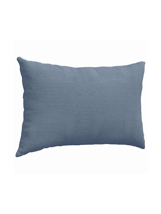 vidaXL Perna De Canapea Din Catifea Albastră 40x60cm