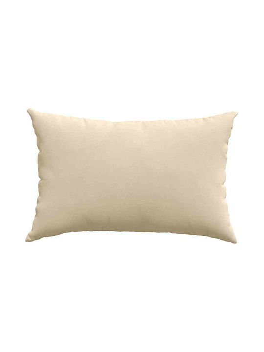 vidaXL Sofa-Kissen Cream 2Stück 40x60cm.