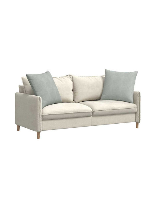 vidaXL Velvet Sofa Cushion Light Gray 60x60cm