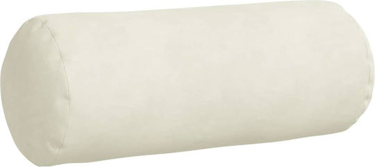 vidaXL Velvet Sofa Cushion Cream 40x15cm