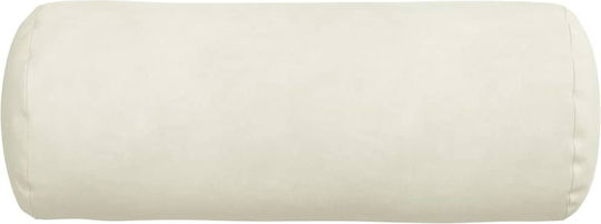 vidaXL Velvet Sofa Cushion Cream 40x15cm