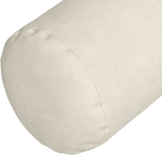 vidaXL Velvet Sofa Cushion Cream 40x15cm