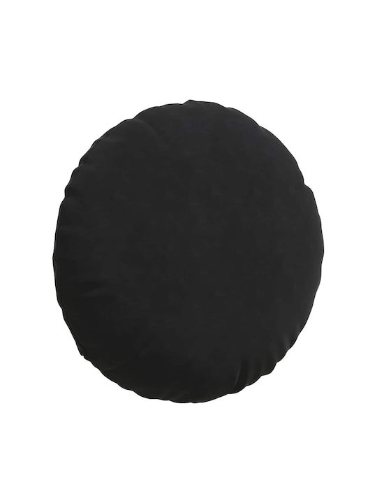 vidaXL Velvet Black Sofa Cushion 60x60cm