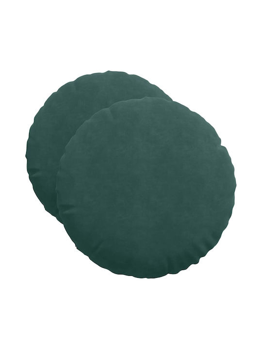 vidaXL Velvet Green Sofa Cushion 40x40cm