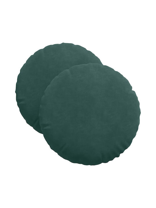 vidaXL Perna De Canapea Din Catifea Verde 40x40cm