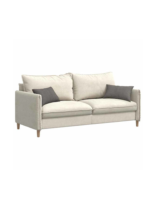 vidaXL Velvet Sofa Cushion Light Gray 30x50cm
