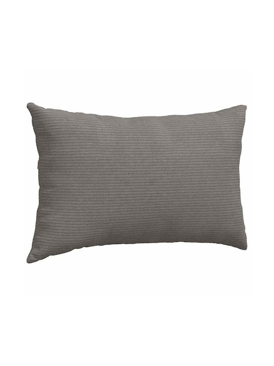 vidaXL Velvet Sofa Cushion Light Gray 30x50cm