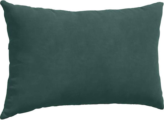 vidaXL Velvet Sofa Cushion Dark Green 30x50cm