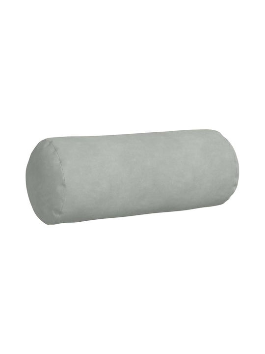 vidaXL Sofa-Kissen aus Samt Hellgrau 40x15cm