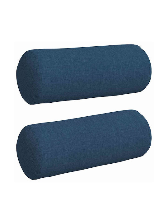 vidaXL Sofa Cushion Blue 2pcs 40x15cm.