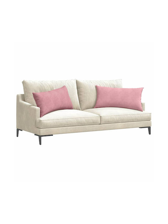vidaXL Sofa-Kissen aus Samt Rosa 40x80cm