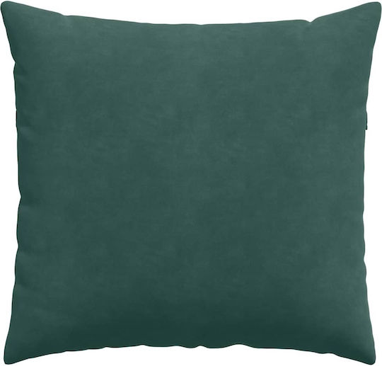 vidaXL Velvet Dark Green Sofa Cushion 45x45cm