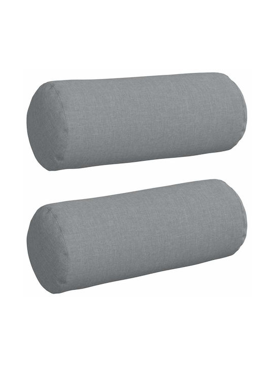 vidaXL Sofa-Kissen Light Gray 2Stück 40x15cm.