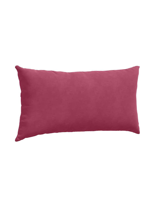 vidaXL Sofa-Kissen aus Samt Rotes 40x80cm