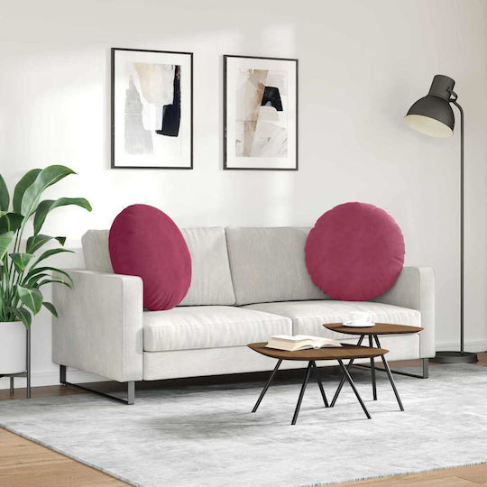 vidaXL Μαξιλάρι Κόκκινο 2τμχ 60x60εκ. vidaXL Μαξιλάρι Κόκκινο 2τμχ 60x60εκ.