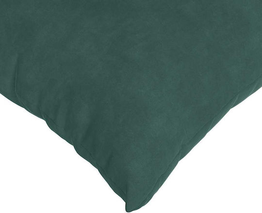 vidaXL Velvet Sofa Cushion Dark Green 40x60cm