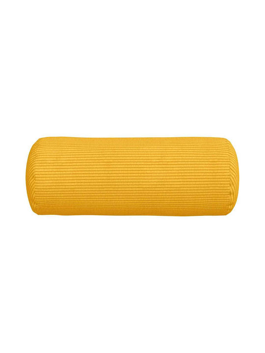 vidaXL Sofa Cushion from Velvet Soft Yellow 2pcs 40x15cm.
