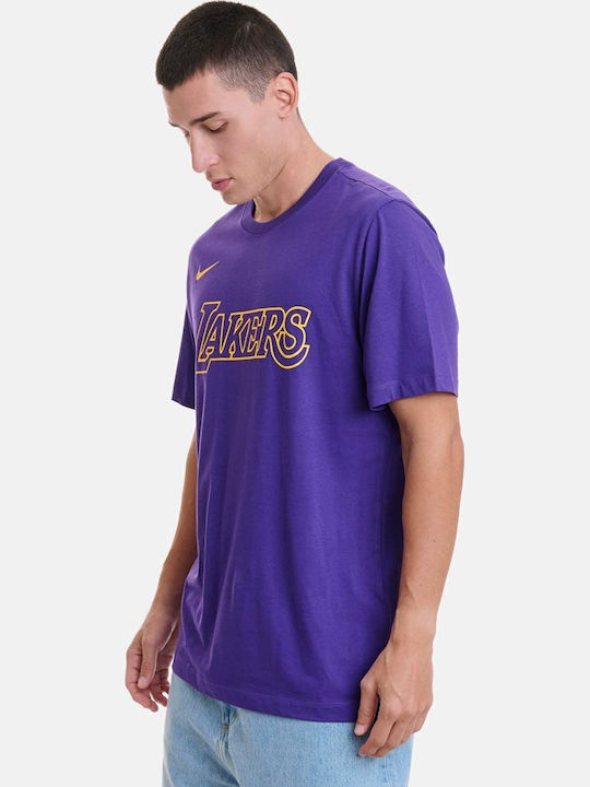 Nba Purple Sportliches T-Shirt Purple