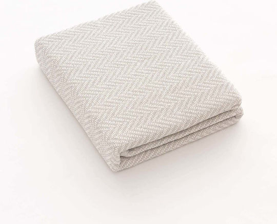 Sofazip Kenya Cuvertură Extra-dublu Nisip 230x260cm