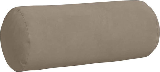 vidaXL Sofa-Kissen Taupe 2Stück 40x15cm.