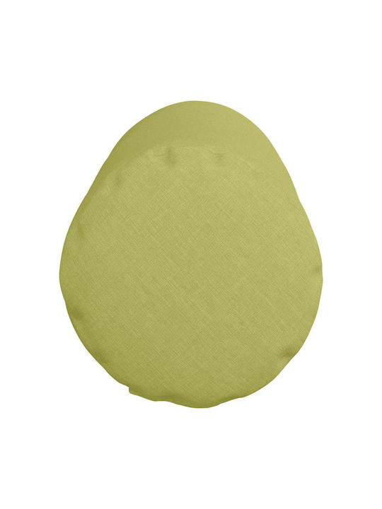 vidaXL Perna de canapea Light Green 2buc 70x25cm.
