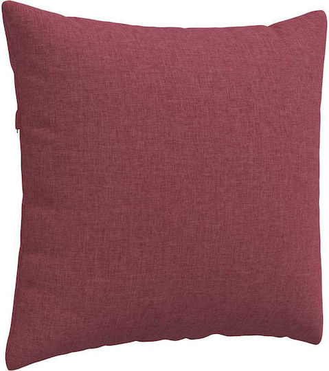 vidaXL Throw Pillow Sofa Cushion Red 50x50cm