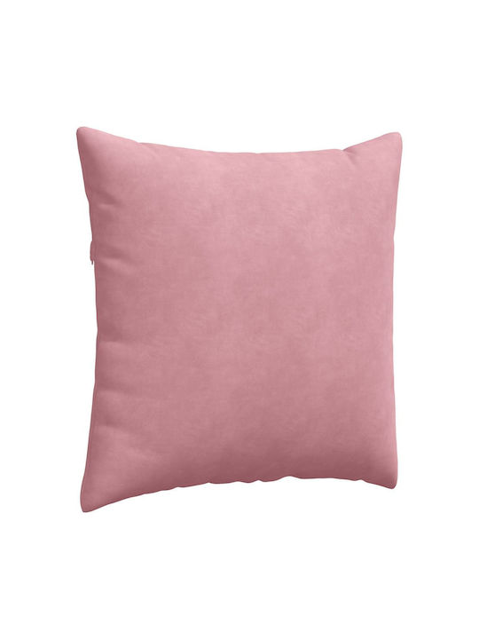 vidaXL Perna De Canapea Din Catifea Roz 60x60cm
