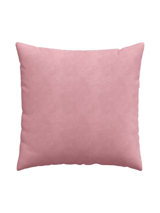 vidaXL Perna De Canapea Din Catifea Roz 60x60cm