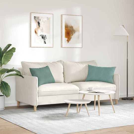 vidaXL Zierkissen Hellblau 2 Stück 40x60 cm
