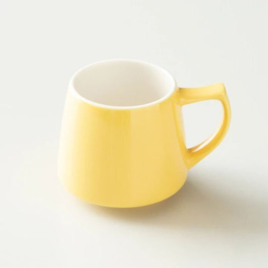 Origami Becher Keramik Gelb 200ml