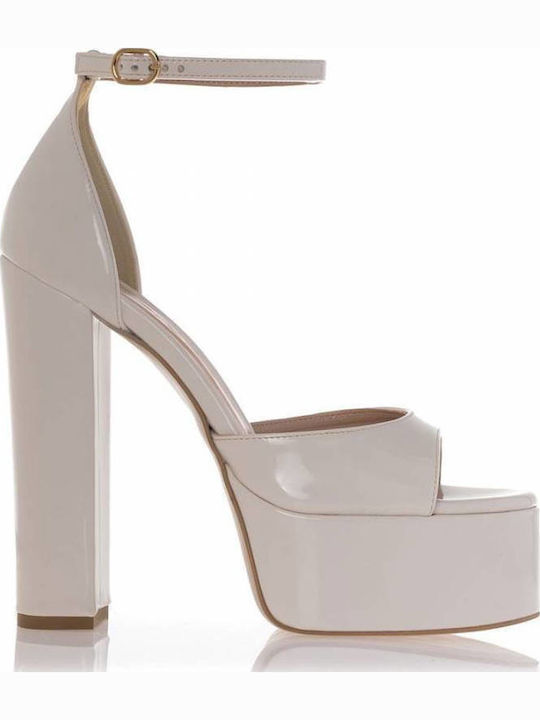 Sandals from Patent Leather Off White