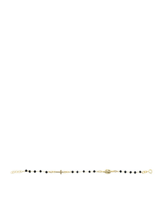 Poco Loco Women's Bracelet made of Silver Gold Plated