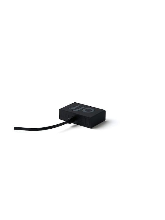 Lexon Flip Mini Ceas De Masă Digital LCD Din Plastic Cu Ceas Deșteptător Portocaliu