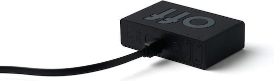 Lexon Flip Mini Επιτραπέζιο Ψηφιακό Ρολόι LCD Πλαστικό με Ξυπνητήρι Πορτοκαλί